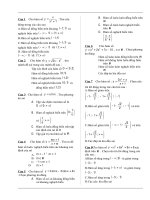 Bài soạn 500 câu hỏi trắc nghiệm môn Toán