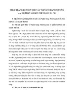 THỰC TRẠNG KẾ TOÁN CHO VAY TẠI NGÂN HÀNGTHƯƠNG MẠI CỔ PHẦN SÀI GÒN CHI NHÁNH HÀ NỘI