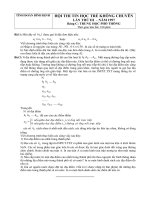 Tin học trẻ Bình Định lần 3 - Bảng C