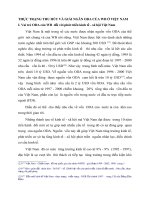 THỰC TRẠNG THU HÚT VÀ GIẢI NGÂN ODA CỦA WB Ở VIỆT NAM