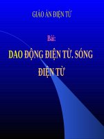 Bài: Dao động điện. Sóng điện từ
