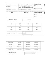 ma trận đề thi Hk1 1/7