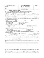 KTHK I sinh 9 co dâpn bieu diem