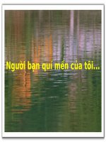 Tài liệu GIA ĐÌNH VÀ NHỮNG NGƯỜI BẠN