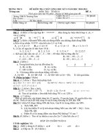 ĐỀ KIEM TRA HỌC KỲ I TOAN 6 (có dáp án)