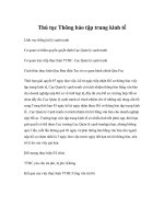 Thủ tục Thông báo tập trung kinh tế