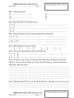 bai tap cuoi tuan 1 - lớp 5