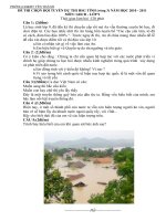 Bài giảng de chon doi tuyen HSG tinh  huyen YT