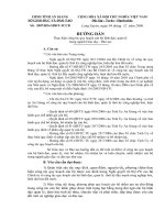 Bài soạn CV 2007/HD-GDĐT-TCCB