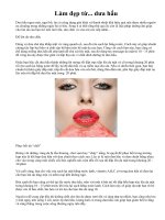 Làm đẹp từ dưa hấu