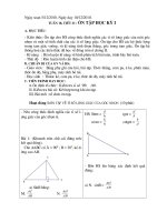 Tiết 31 Ôn tập học kì I Hình 9( Hợp lí)