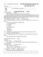 Đề kiểm tra Tiếng Việt 5 cuối kì 1