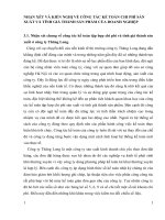 NHẬN XÉT VÀ KIẾN NGHỊ VỀ CÔNG TÁC KẾ TOÁN CHI PHÍ SẢN XUẤT VÀ TÍNH GIÁ THÀNH SẢN PHẨM CỦA DOANH NGHIỆP