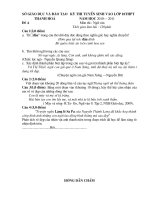 Bài giảng TAP HOP DE THI VAO LOP 10