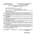 Gián án Báo Cáo Thành Tích Lao Động