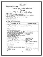 Tài liệu giao lop 4 tuan 19