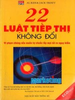22 Luật tiếp thị kinh điển.