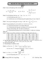 Gián án BO DE ON THI HOC KI II