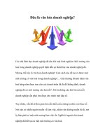 Đâu là văn hóa doanh nghiệp?