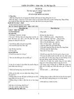 Bài giảng Giáo án lớp 4 - Tuần 24