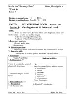 Bài giảng Giáo án AV 8 - bài 7( Fame)