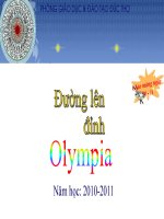 Bài soạn Hoạt động ngoại khóa - Đường lên đỉnh Olimpia