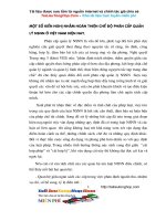 Một số kiến nghị nhằm hoàn thiện chế độ phân cấp quản lý NSNN ở Việt Nam hiện nay.