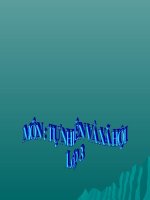 HOẠT ĐỘNG NÔNG NGHIỆP