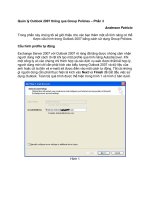 Quản lý Outlook 2007 thông qua Group Policies – Phần 3