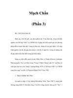 Mạch Chẩn (Phần 3)