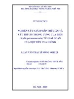 Nghiên cứu giải pháp thức ăn và vật trú ẩn trong ương cua biển (scylla paramamosain) từ giai đoạn cua bột đến cua giống 