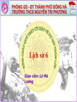 NHỮNG CHUYỂN BIẾN XÃ HỘI