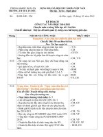 LICH HOAT ĐONG CM 10-11