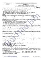 De và dap an HSG Thai Binh 2010-2011