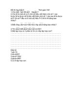 Đề thi hsg khối 6 có đáp án