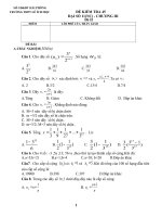 Bài soạn * Đề kiểm tra học kì II. k11