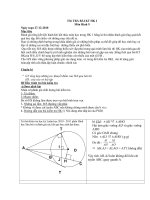 Bài soạn Trả bài KT HKI môn Hình -9