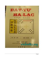 Bát tự hà lạc   học năng