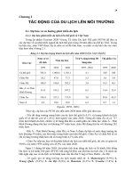 Bài soạn Du lịch và môi trường_Chương 2