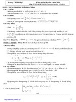 Bài giảng LT cấp tốc Toán 2010 số 2