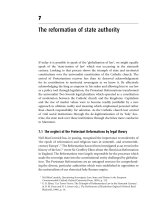 The reformation of state authority