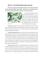 Món ăn - bài thuốc phòng ngừa ung thư