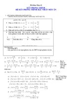 BD Toan 10 - Bat pt bac nhat