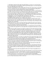 Trắc nghiệm Kỹ thuật phân tích