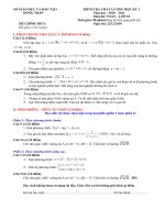 ĐỀ THI HỌC KÌ I TOÁN 10 NĂM 2010-2011