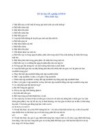 Tài liệu dề thi thử tn 10