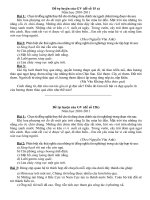 đề tự luyện  TV