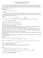 Các pp giải một phương trình vô tỉ