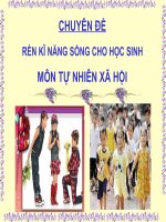 Bài soạn chuyên đề kĩ năng sống môn tn&xh lớp 1