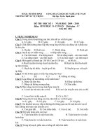 DE+DA THI HK.I  SINH HOC 11 CB